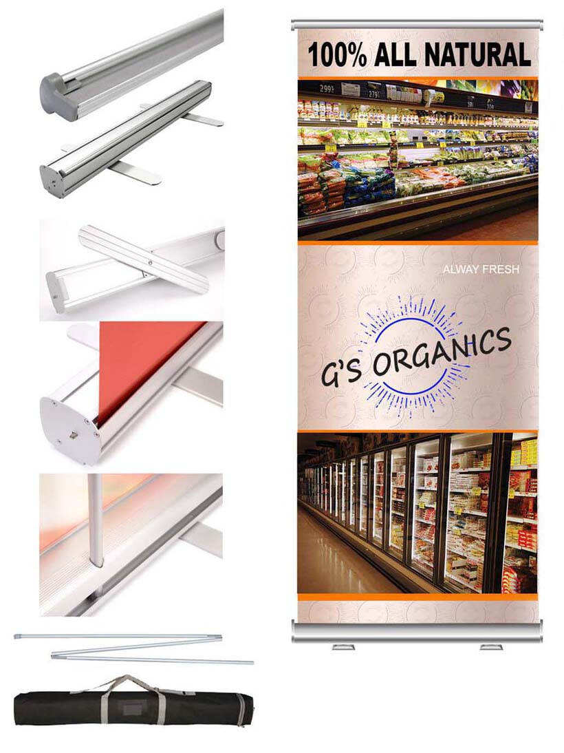Premium Retractable Pull Up Banner