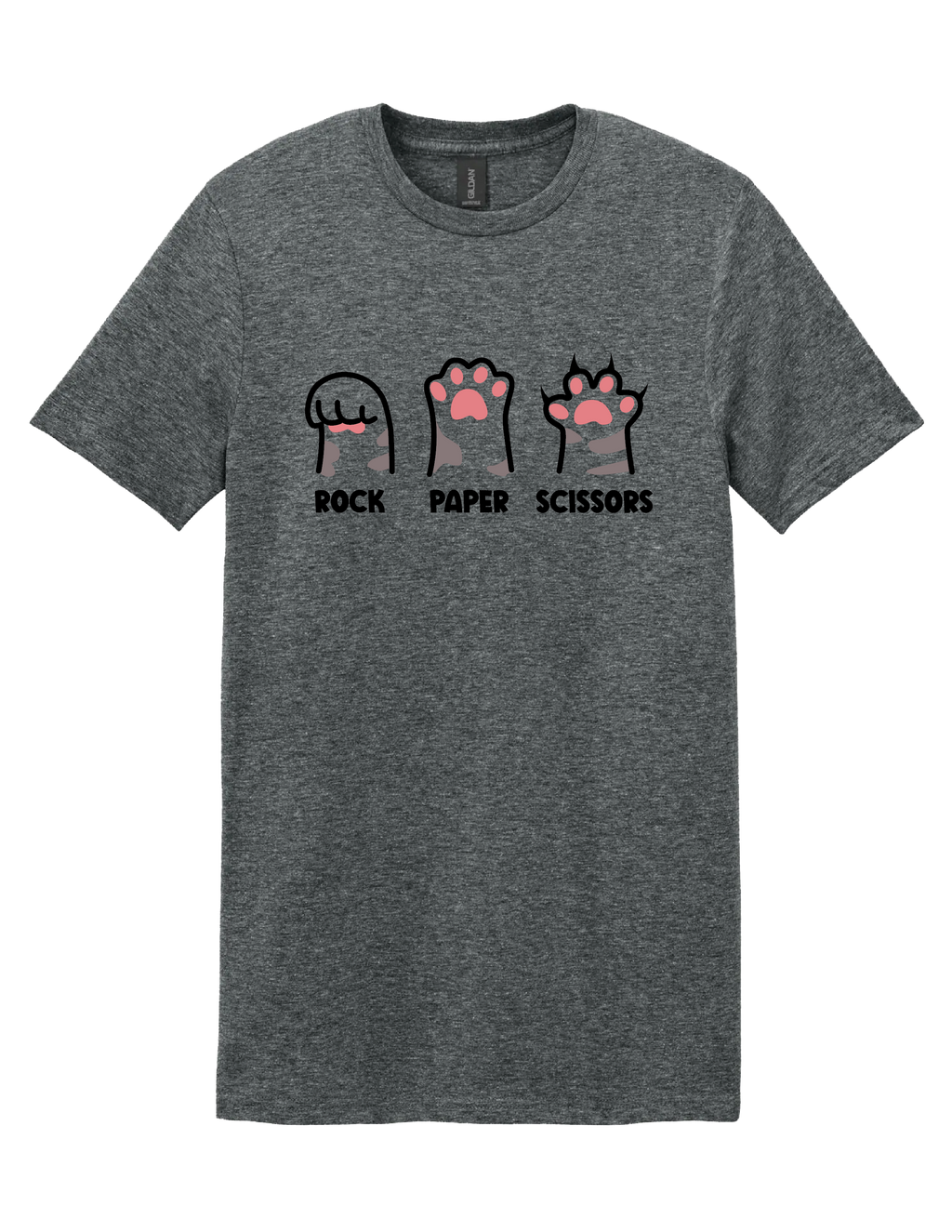 Rock Paper Scissors Cat T Shirt