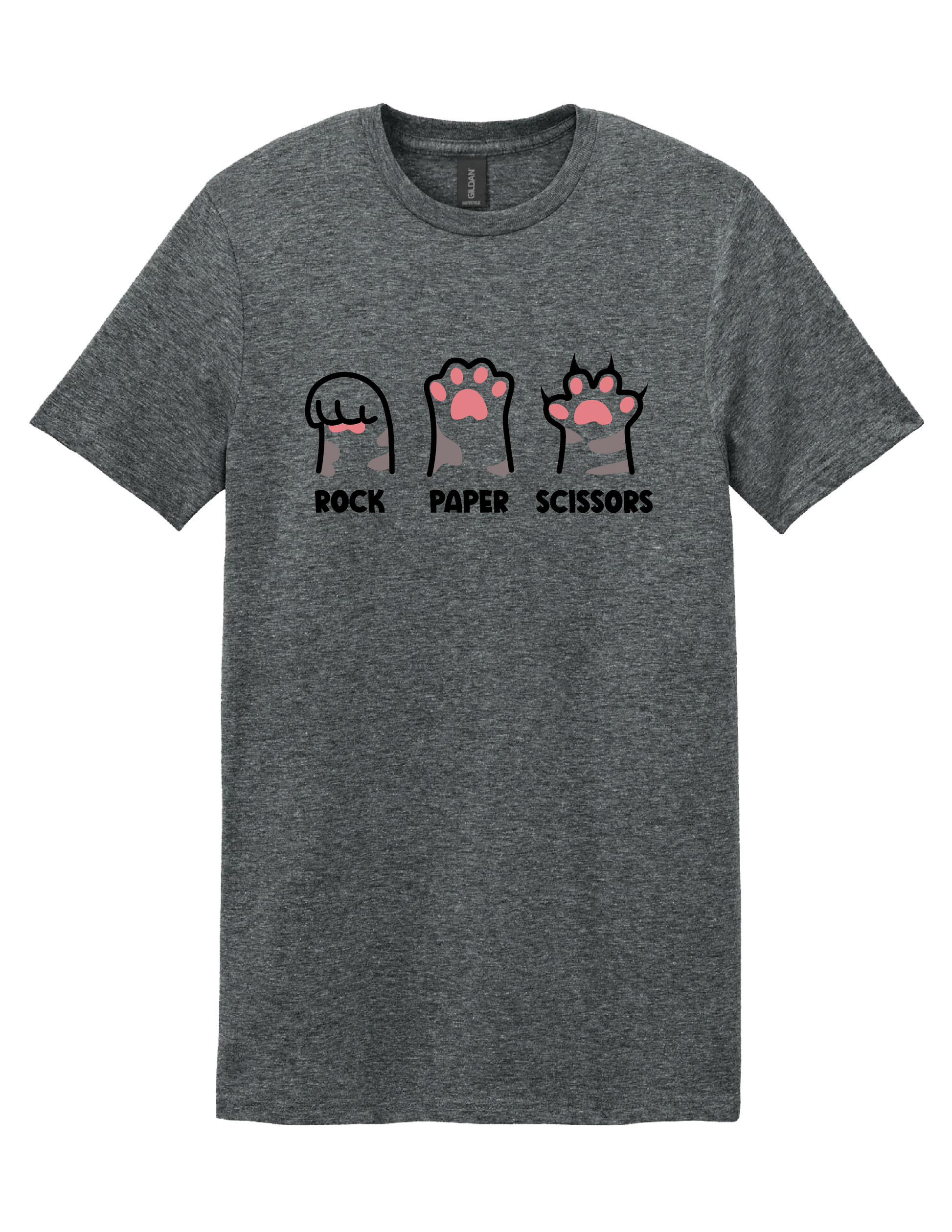 Rock Paper Scissors Cat T Shirt