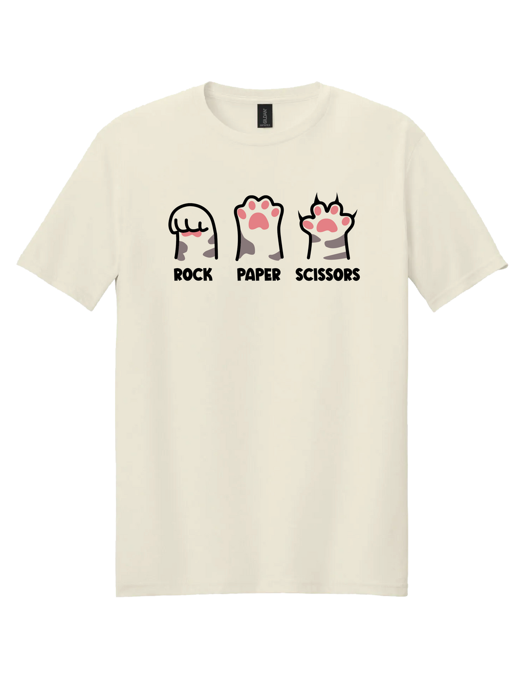 Rock Paper Scissors Cat T Shirt
