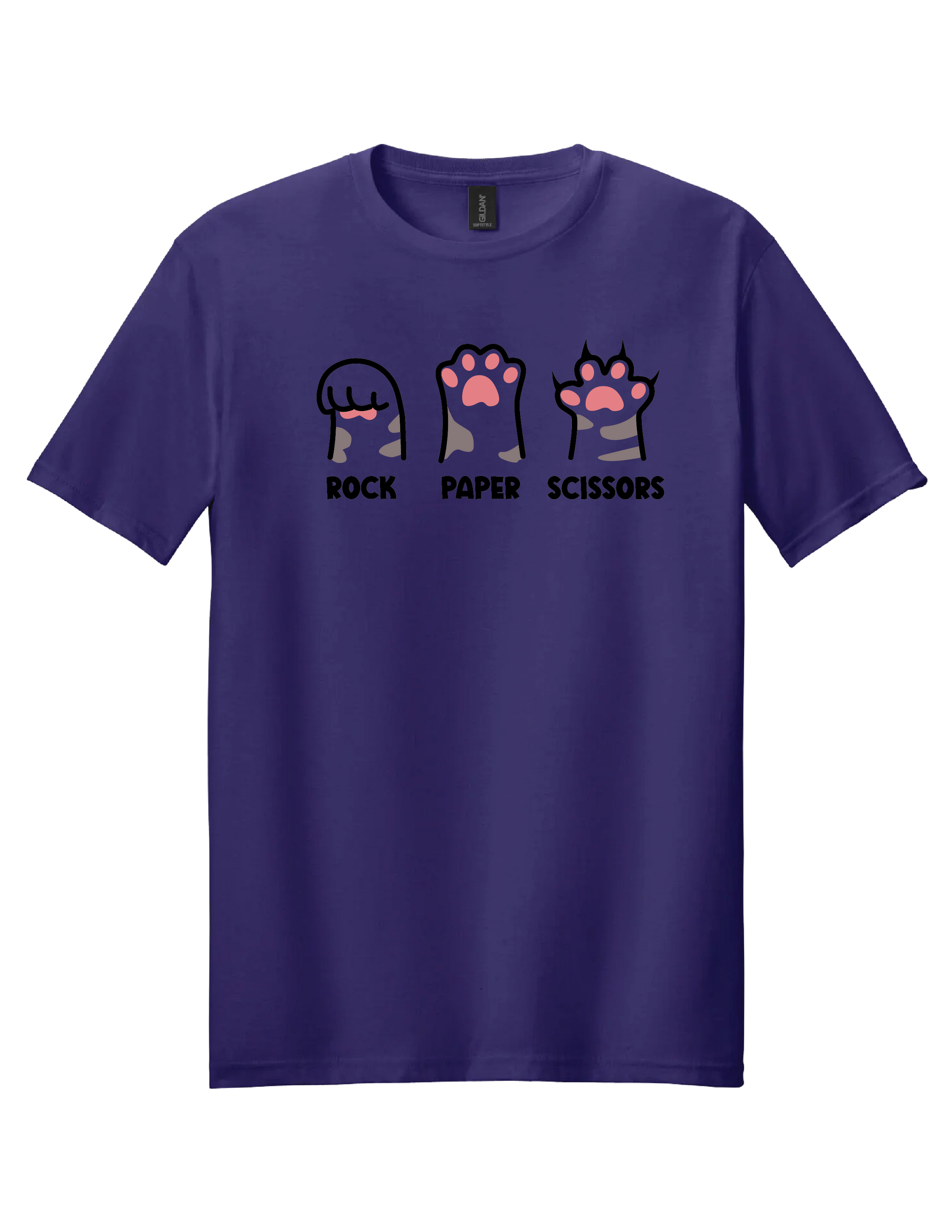 Rock Paper Scissors Cat T Shirt