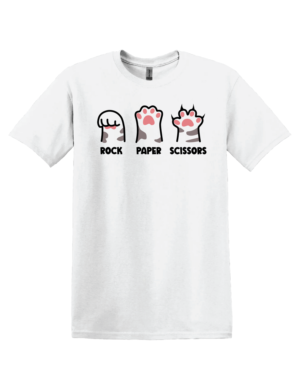 Rock Paper Scissors Cat T Shirt