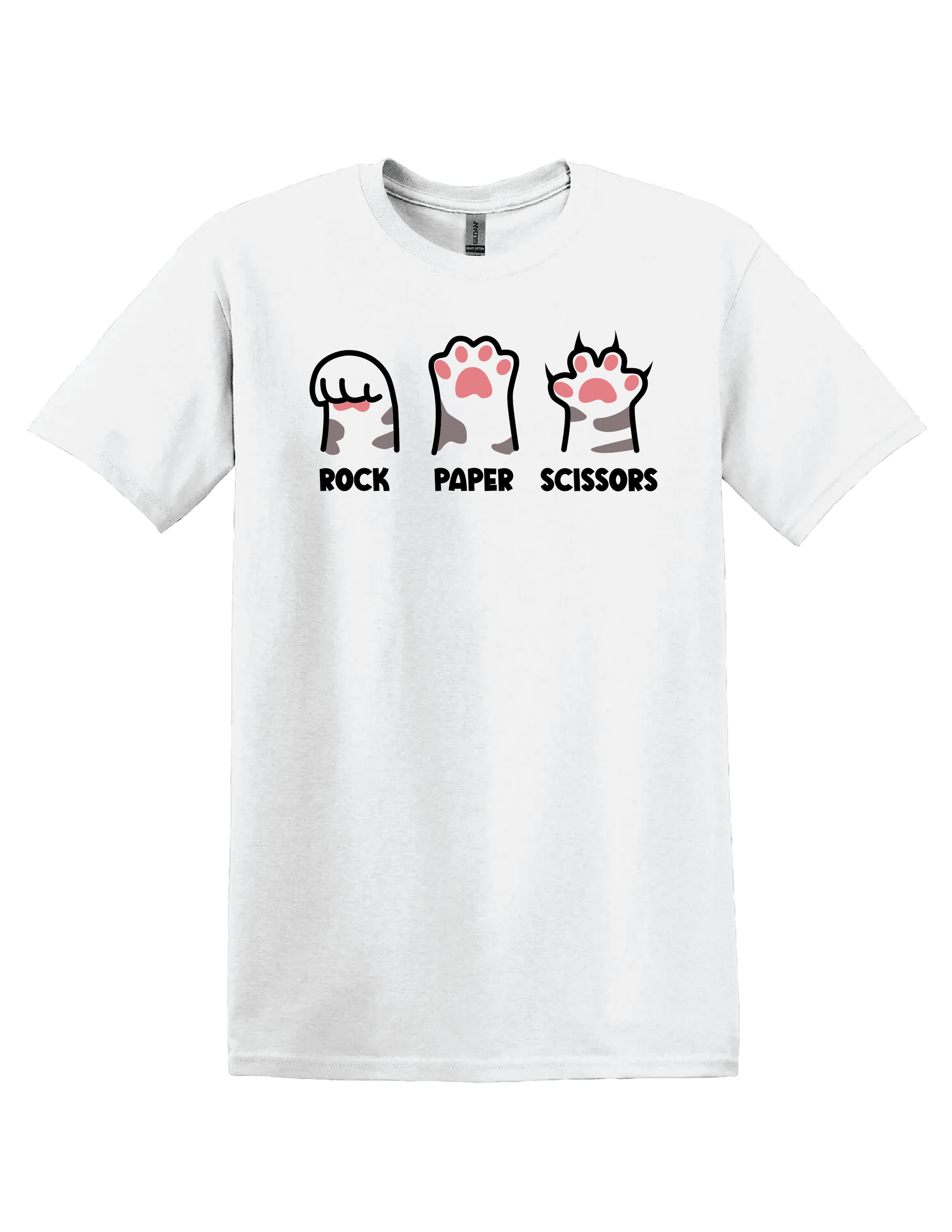 Rock Paper Scissors Cat T Shirt
