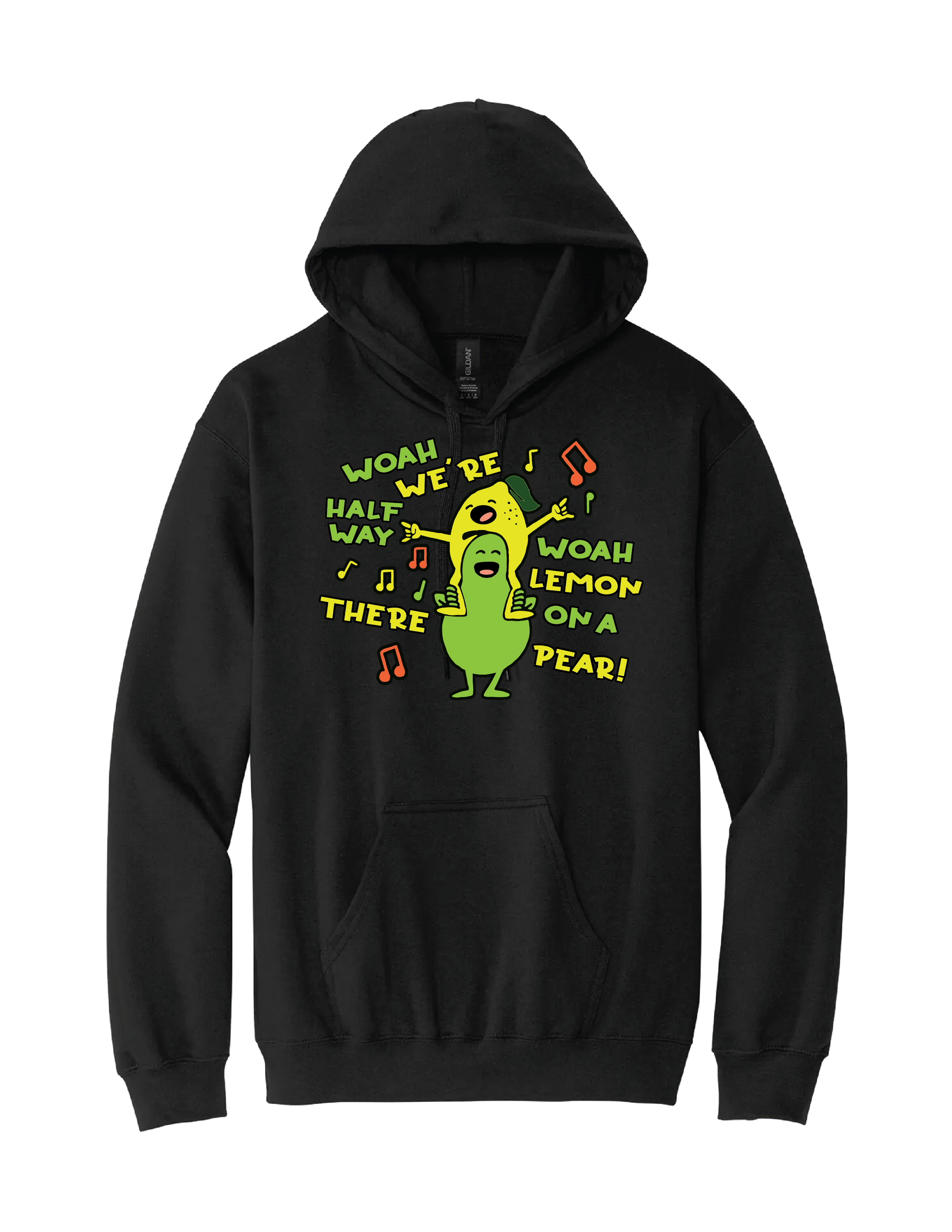 Woah lemon on Pear Hoodie