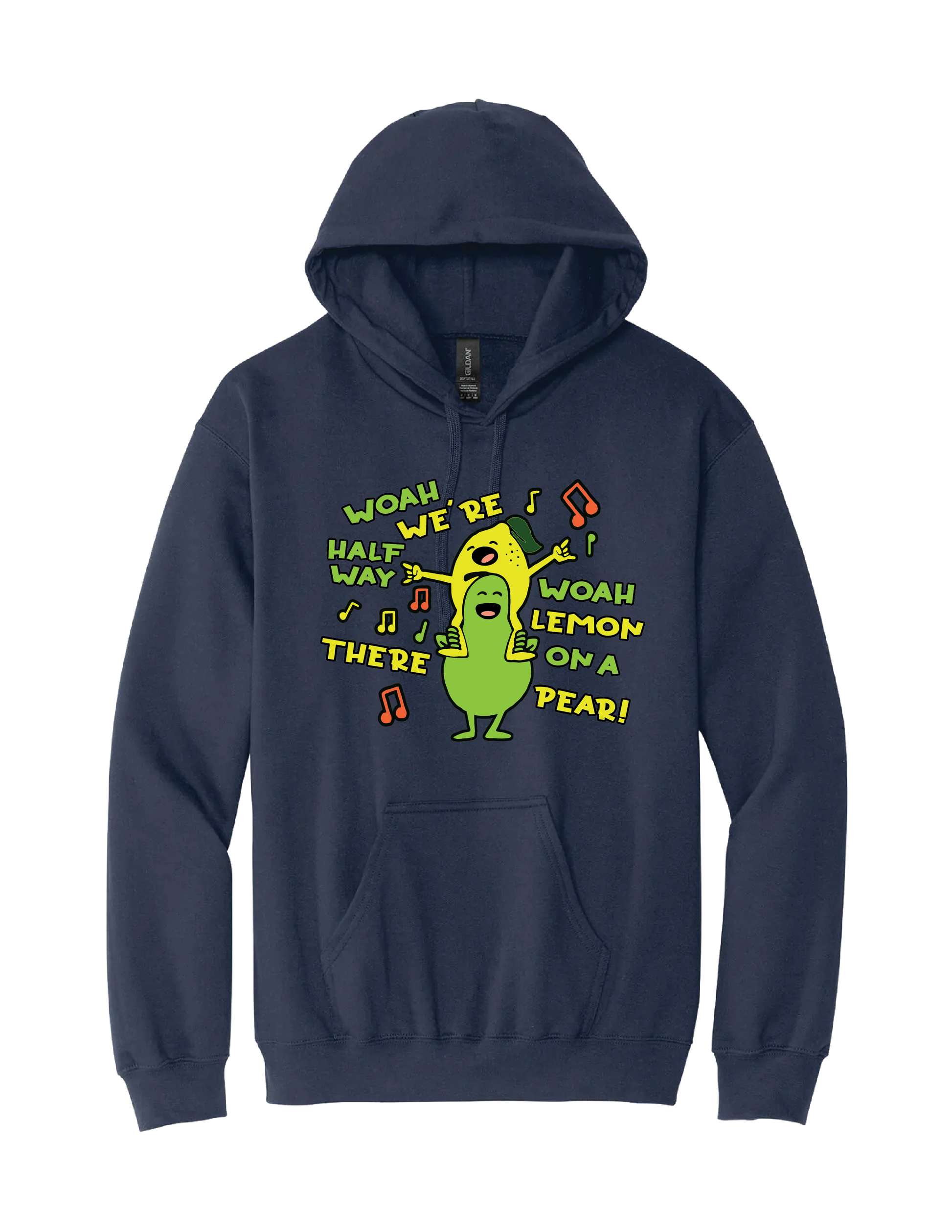 Woah lemon on Pear Hoodie