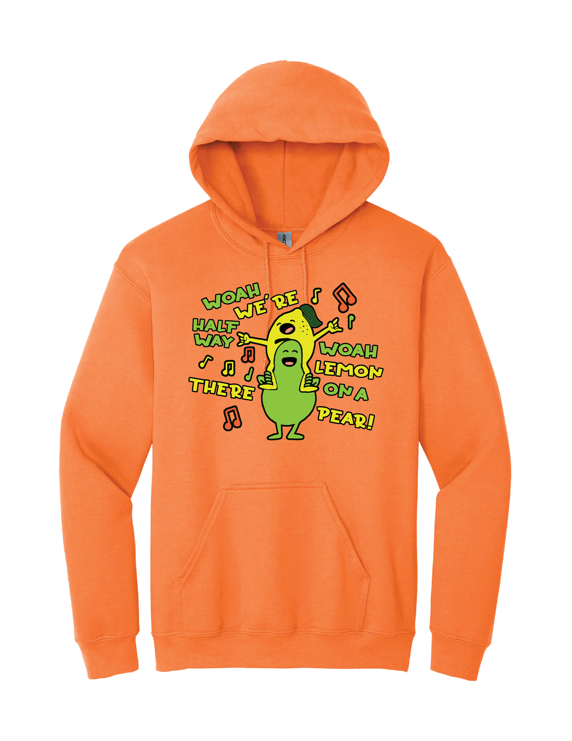 Woah lemon on Pear Hoodie