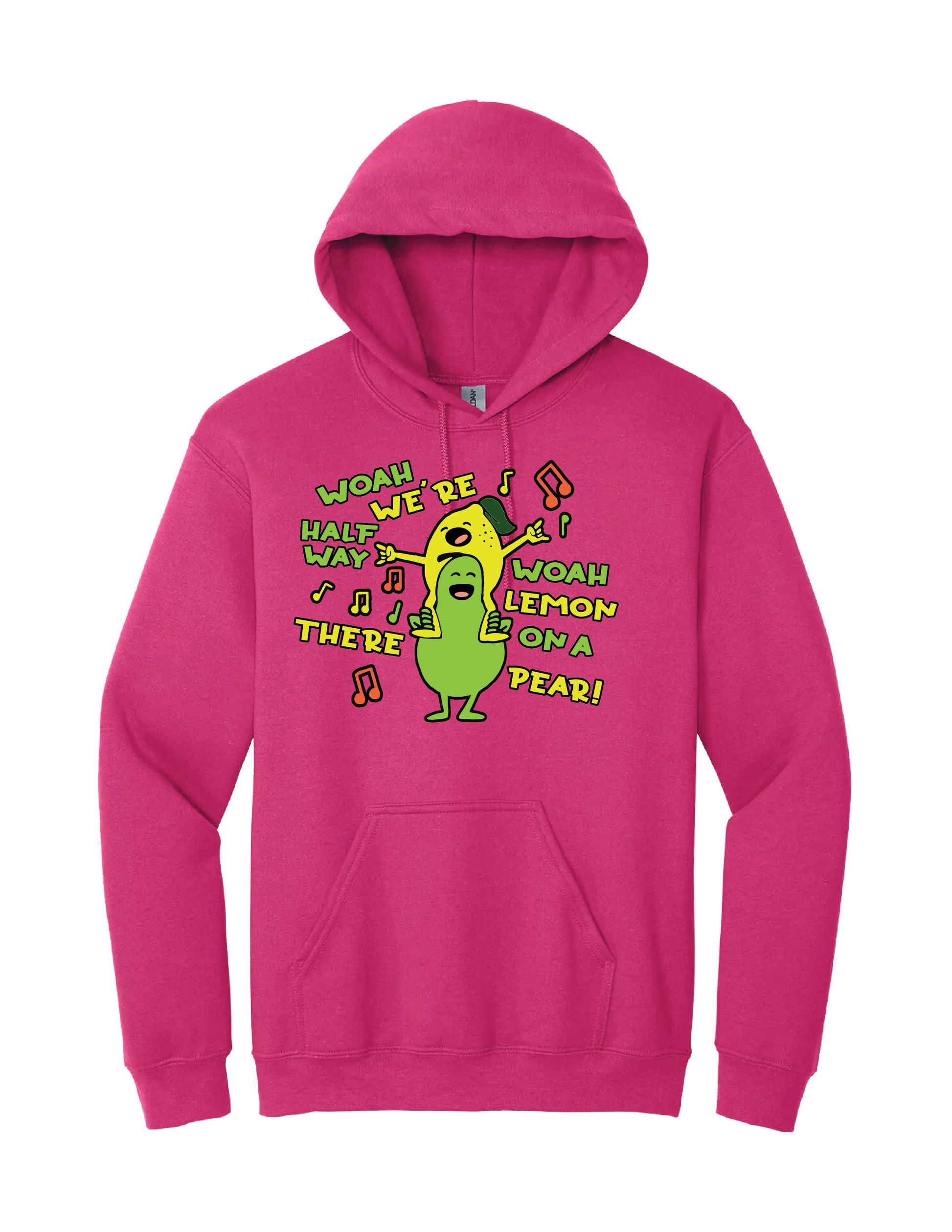 Woah lemon on Pear Hoodie
