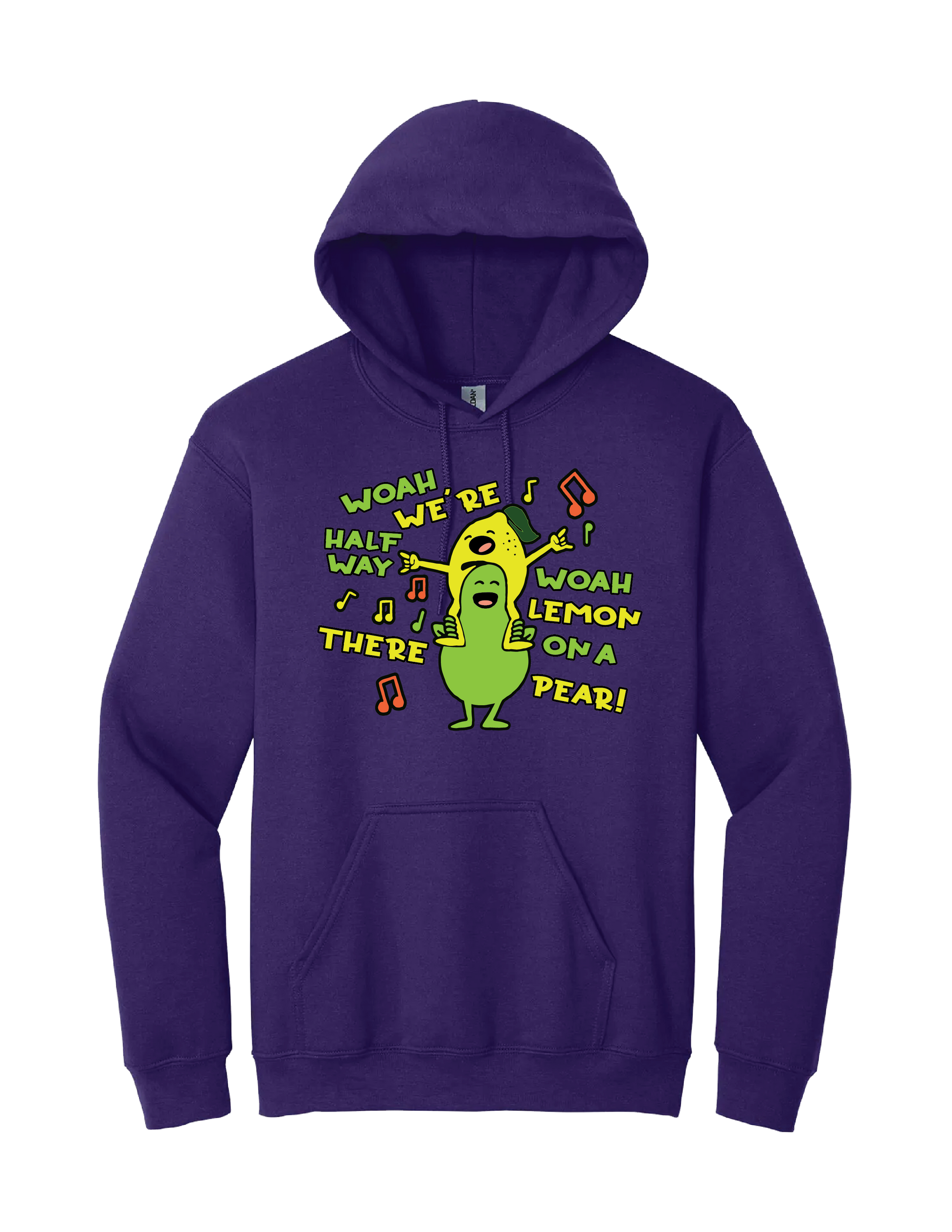 Woah lemon on Pear Hoodie