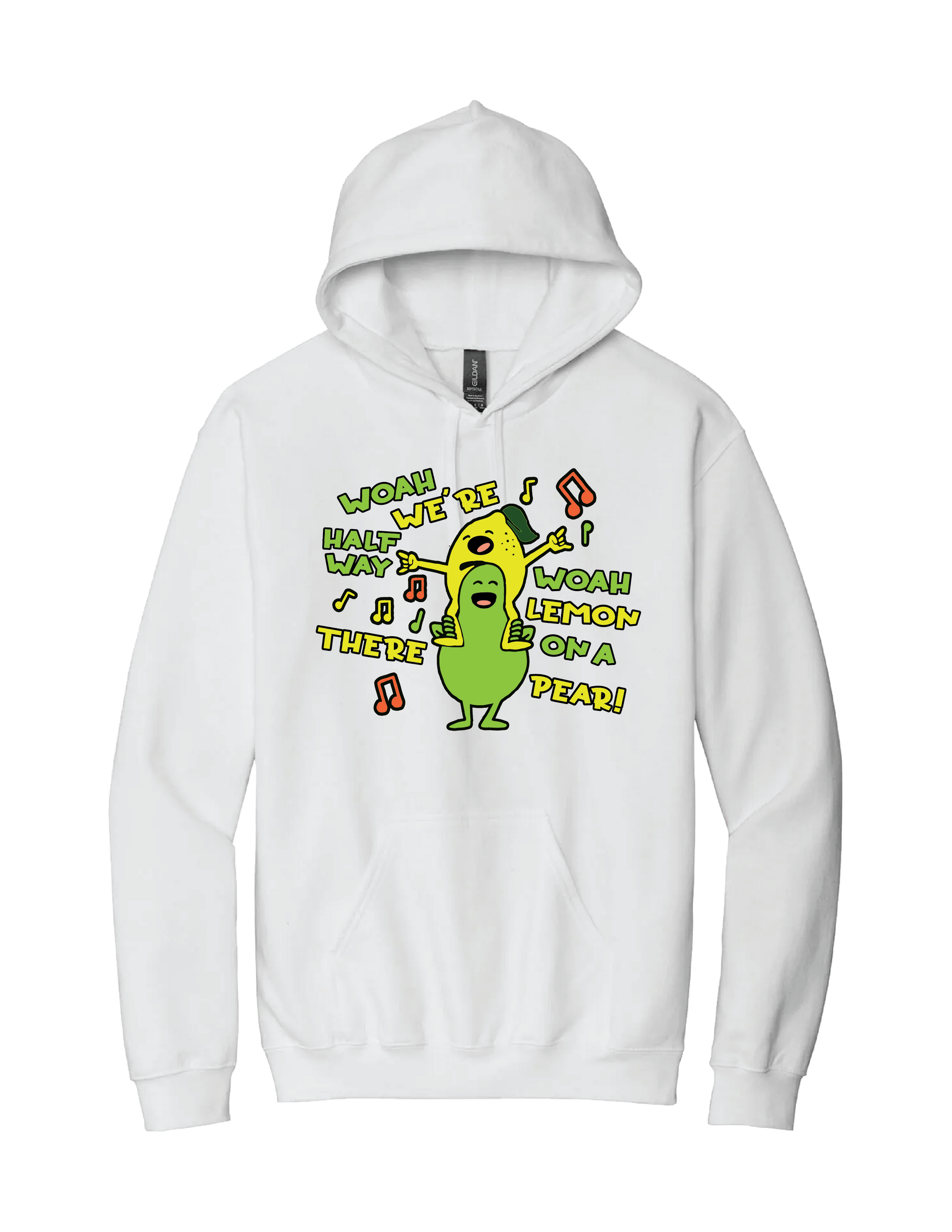 Woah lemon on Pear Hoodie